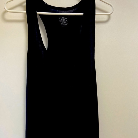 womens large flows black tan Dress or cover up bamboo - Picture 1 of 4